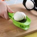 Home Kitchen Egg Cutter, Small Fruit Banana Kiwi Strawberry Slicer Tool (Green)